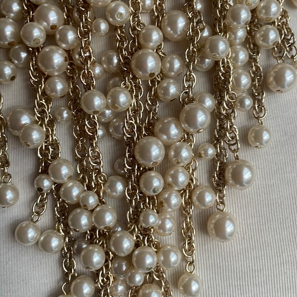 GORGEOUS vintage ARNOLD SCAASI pearl statement necklace signed original… - Picture 7 of 17